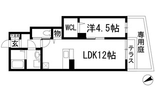 サニーコート（下加茂1丁目）の物件間取画像